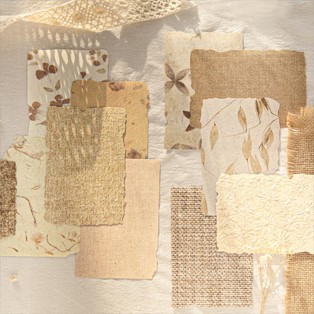 180 Sheets Vintage Scrapbook Paper, Journaling Scrapbooking Supplies, Antique Aged Looking Background Paper for Junk Journals Card Making Mixed Media Decoupage