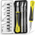 DIYSELF 16-Piece Precision Craft Knife & Hobby Knife Kit with Magnetic Storage Case