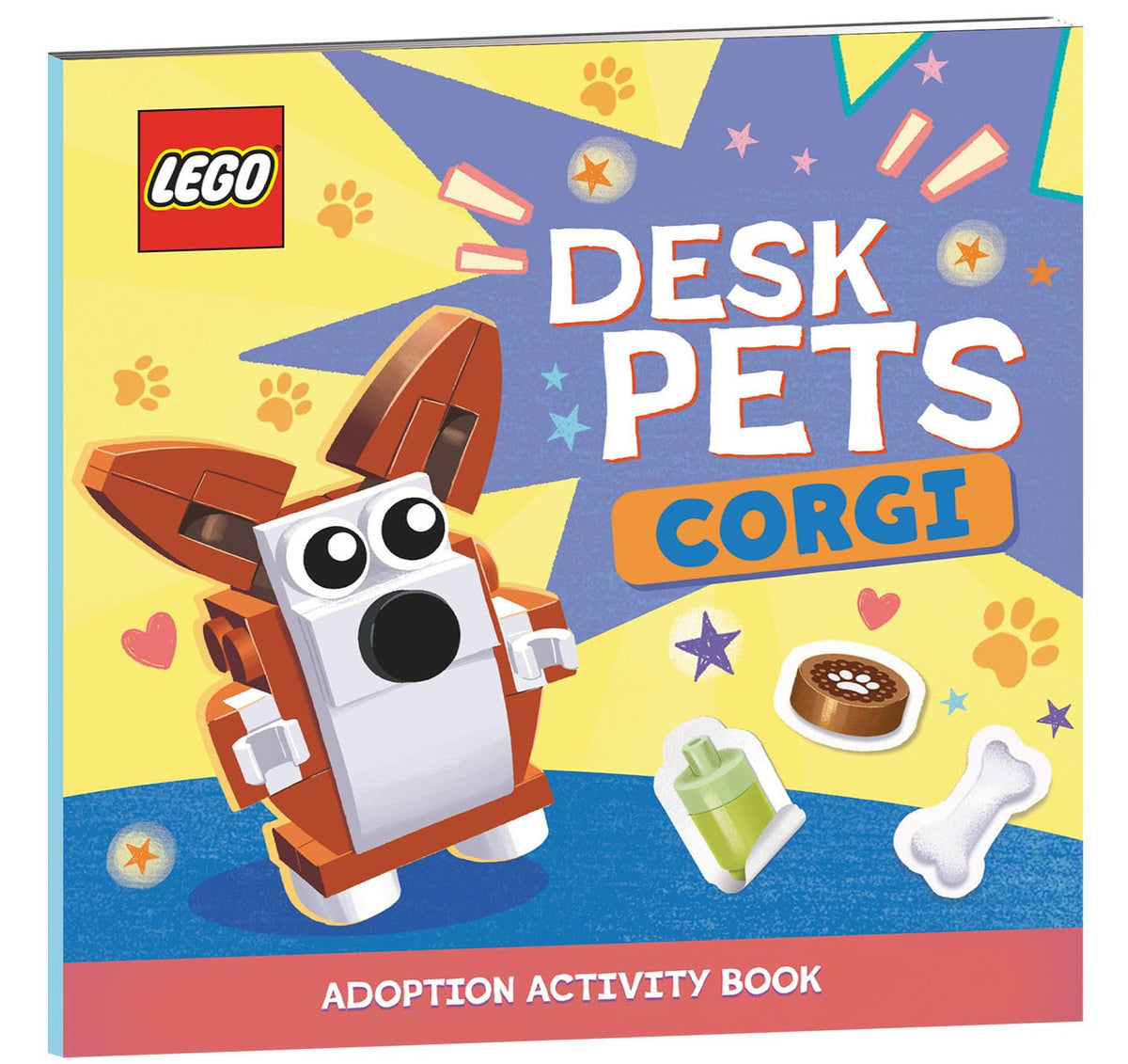 LEGO Books: Desk Pets – Corgi (Ages 6+, 55 Pieces)
