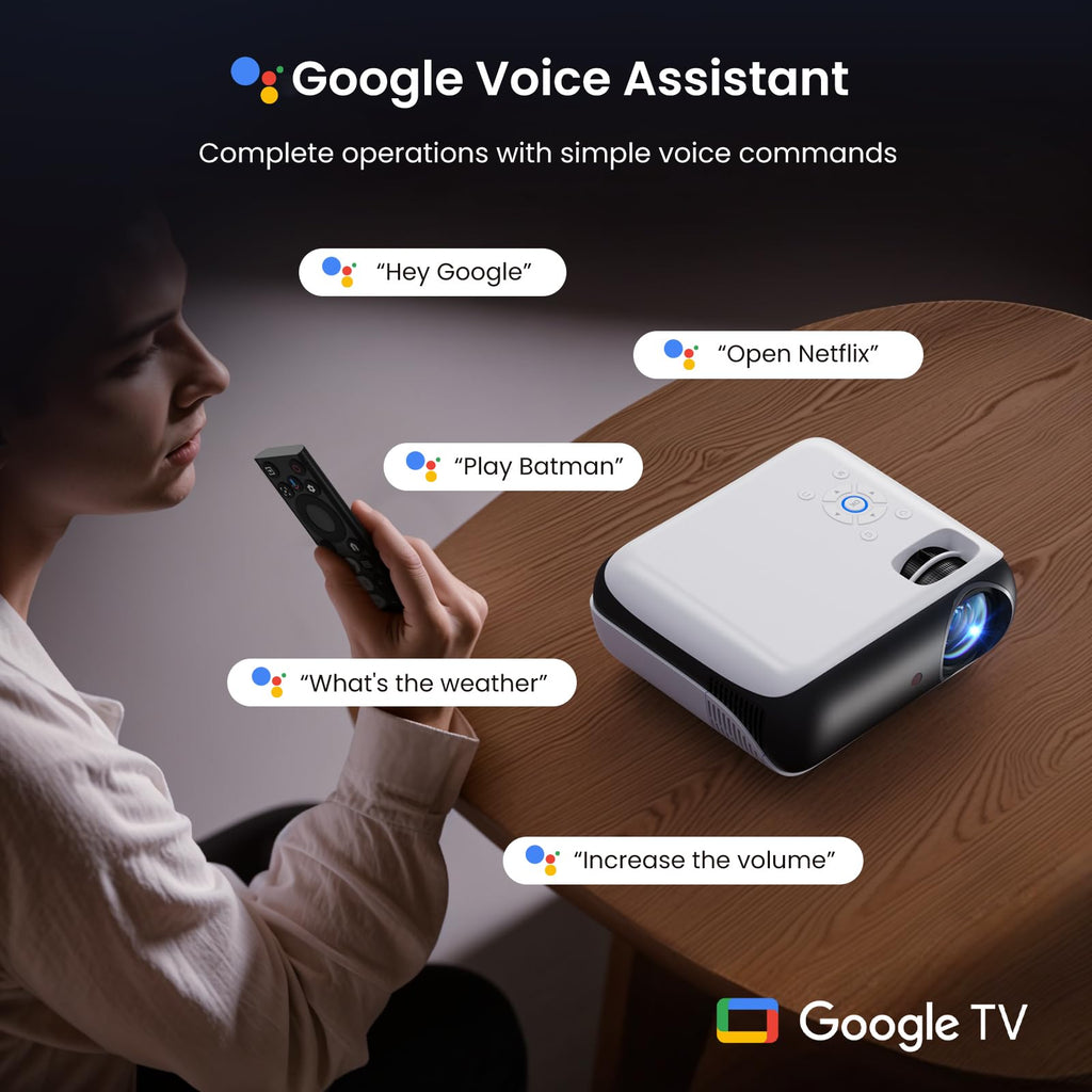 HAPPRUN Native 1080P Bluetooth Projector - Standard