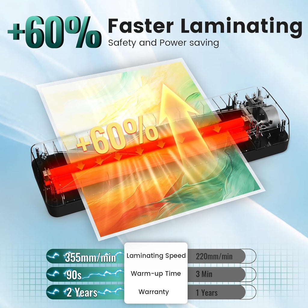 MAXDONE: 13" 4-in-1 Thermal & Cold Laminator (11x17)