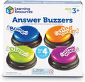 Learning Resources Original Answer Buzzers, Set of 4 (Multi-Age Learning)