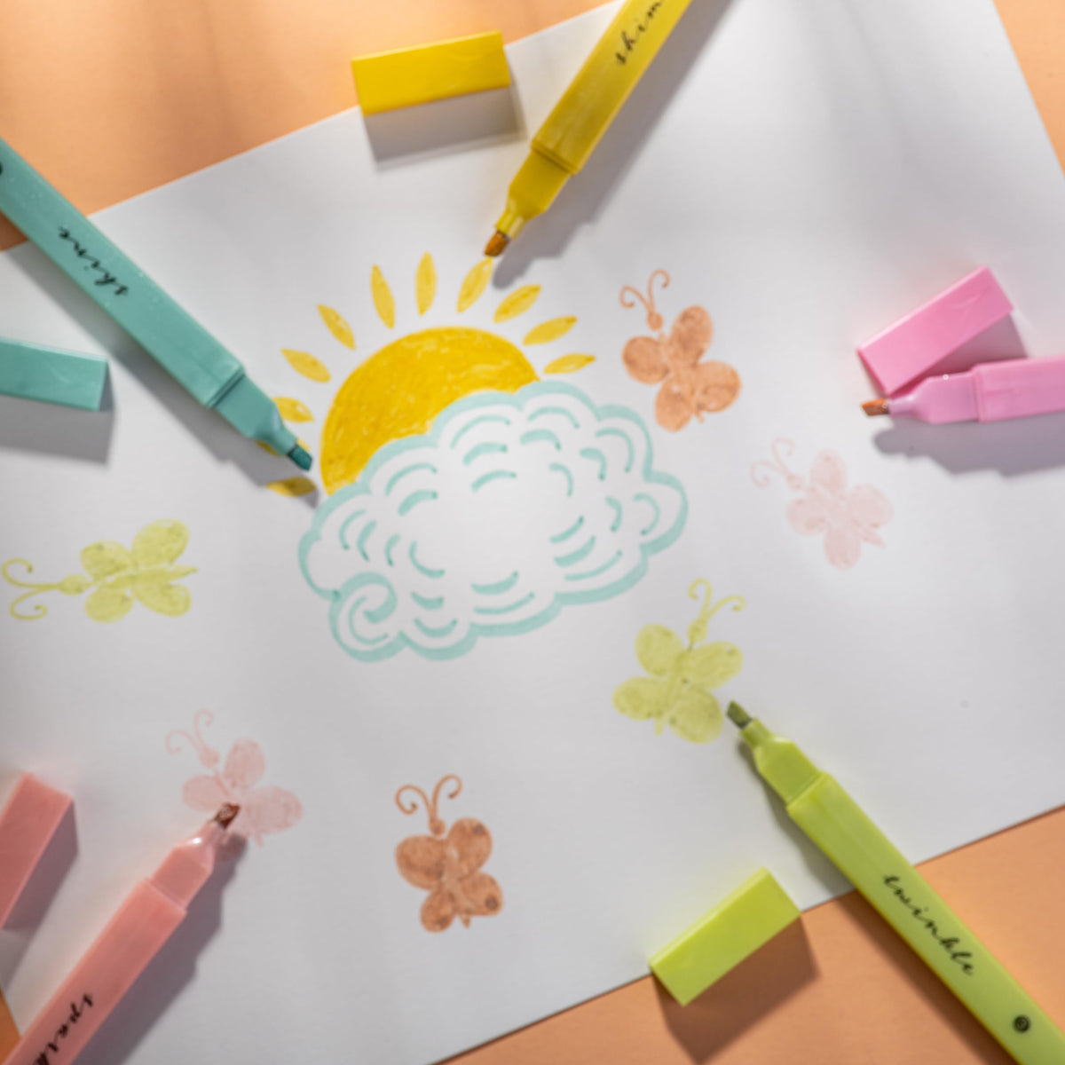 DIVERSEBEE Bible Highlighters with Soft Chisel Tip, No Bleed (Pastel)