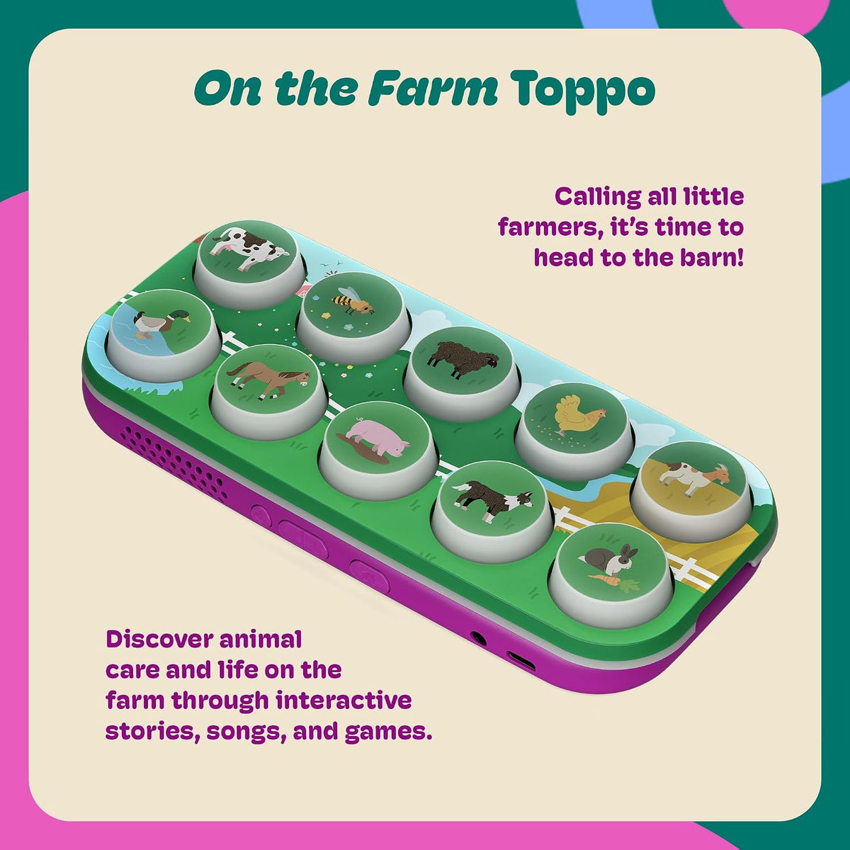Boppo On the Farm Toppo - Interchangeable Expansion for Boppo Tablet