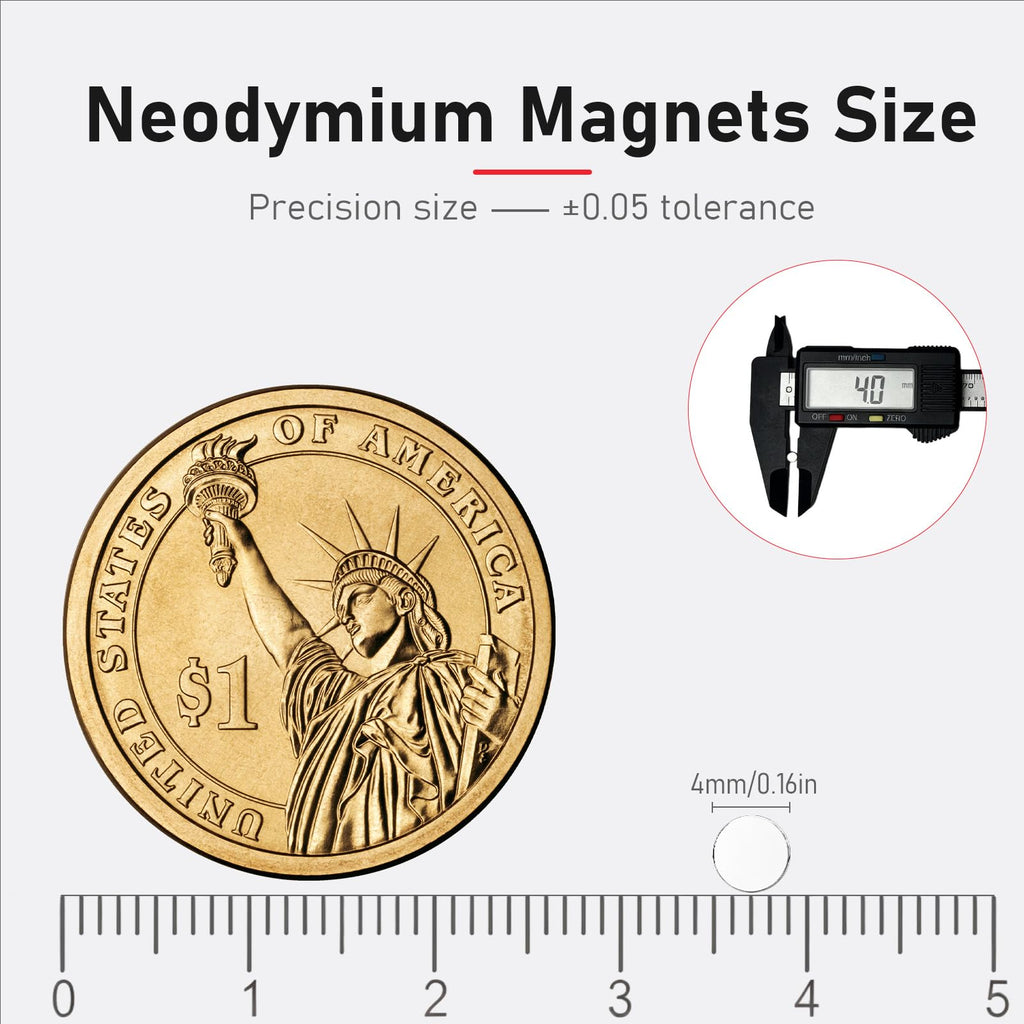 350Pcs Magnets for 3D Printing, Rare Earth Magnets for Crafts