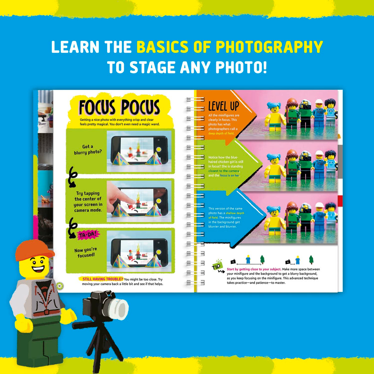 Klutz: LEGO Minifigure Photography Activity Kit (Ages 8+)
