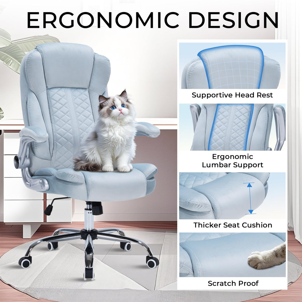 HESL 350 lb High-Back Executive Desk Chair (Multiple Colors)