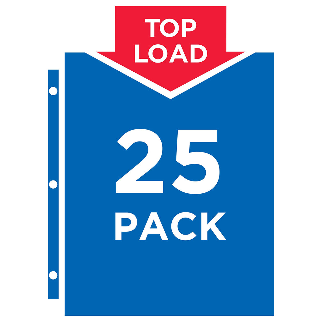 Avery Clear Standard Weight Sheet Protectors, Top Load, 10 Document Protectors (75540)