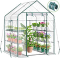 Ohuhu Plastic Greenhouse with 3–4 Tiers, Up to 22.56 Sq Ft