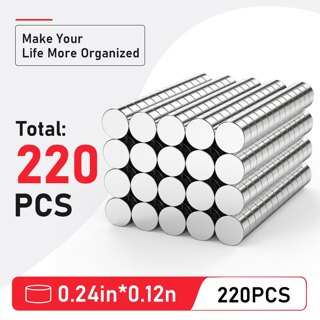 350Pcs Magnets for 3D Printing, Rare Earth Magnets for Crafts