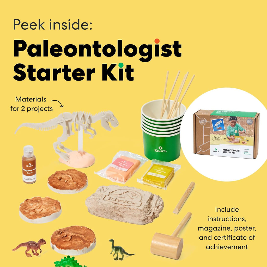 KiwiCo Science Explorer Bundle: Geologist Astronaut Paleontologist Ages 5-9