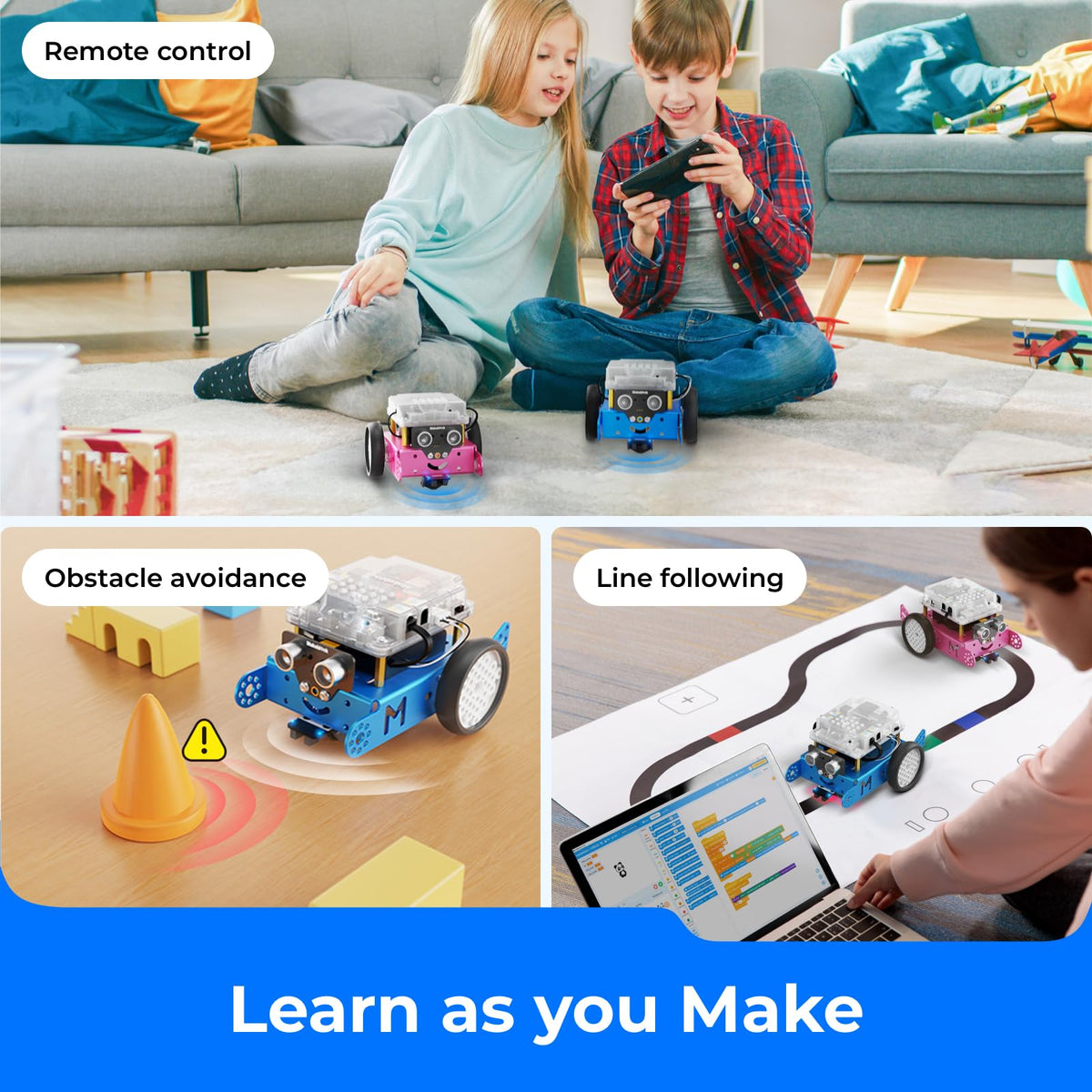 Makeblock mBot STEM Coding Toys Robotics for Kids Ages 8-12