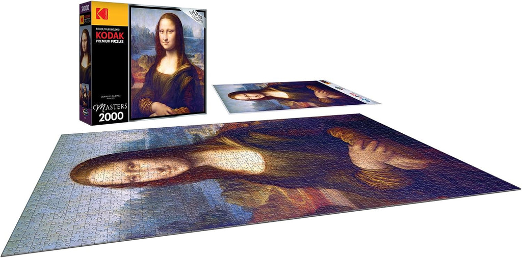 RoseArt Kodak Premium Masters Mona Lisa 2000 Piece Jigsaw Puzzle