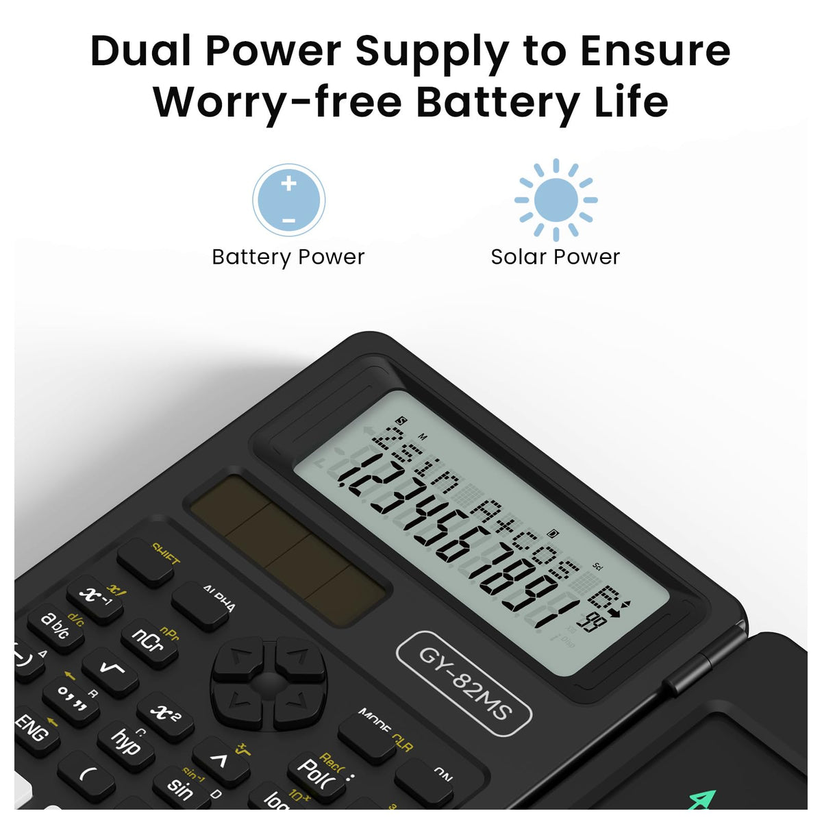 ROATEE 991ES MAX Scientific Calculator with Notepad
