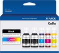 CEEBOO Compatible Ink Bottle Replacement for Epson 502 (Not Sublimation Ink), Use for ET-2850 ET-3830 ET-3850 ET-2760 ET-3760 ET-15000 printer, 2 Black,Cyan,Magenta,Yellow, High Capacity 5 Bottles
