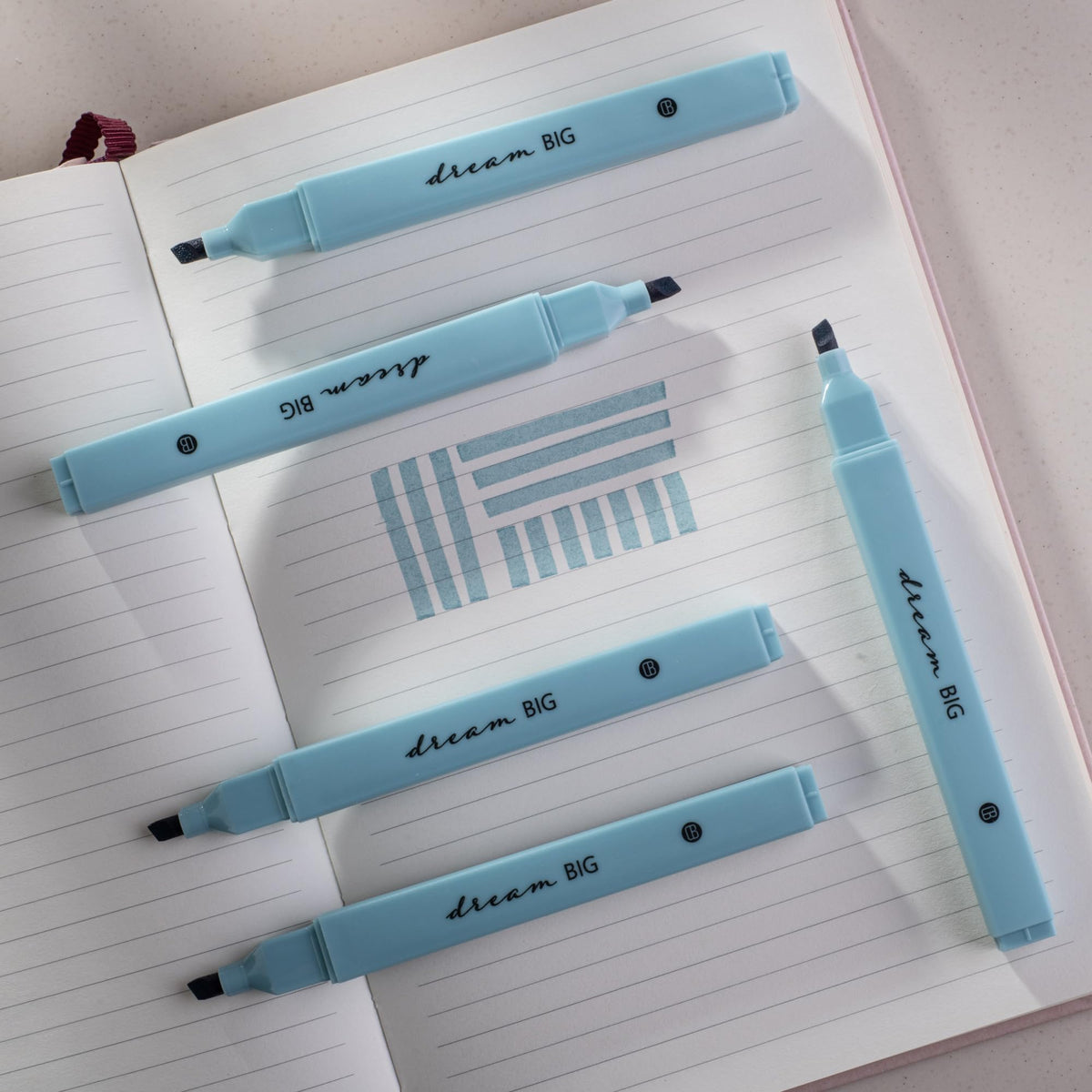 DIVERSEBEE Bible Highlighters with Soft Chisel Tip, No Bleed (Pastel)