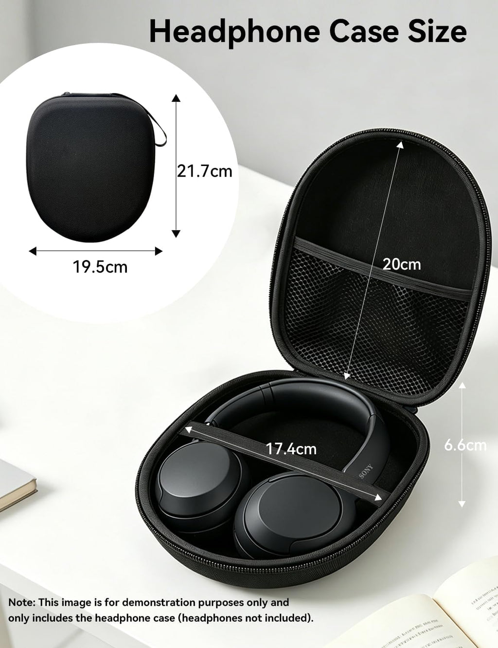 MAS CARNEY Over Ear Headphones Case for Sony, JBL, Anker, KVIDIO and School