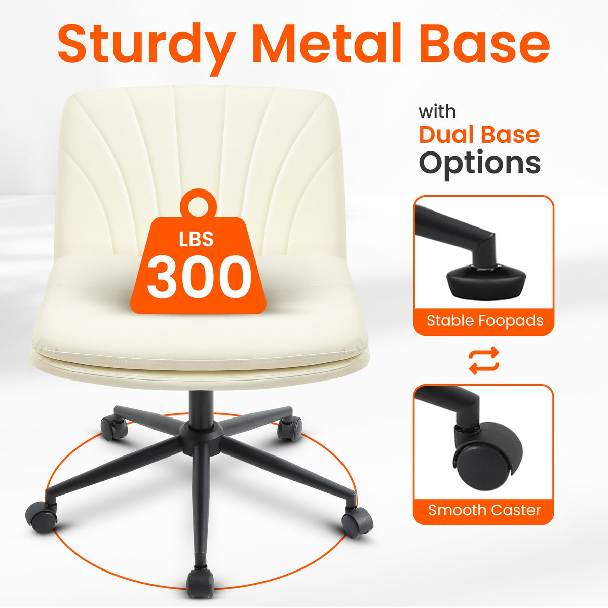 Orange Factory Wide Criss-Cross Study Chair (Multiple Styles)