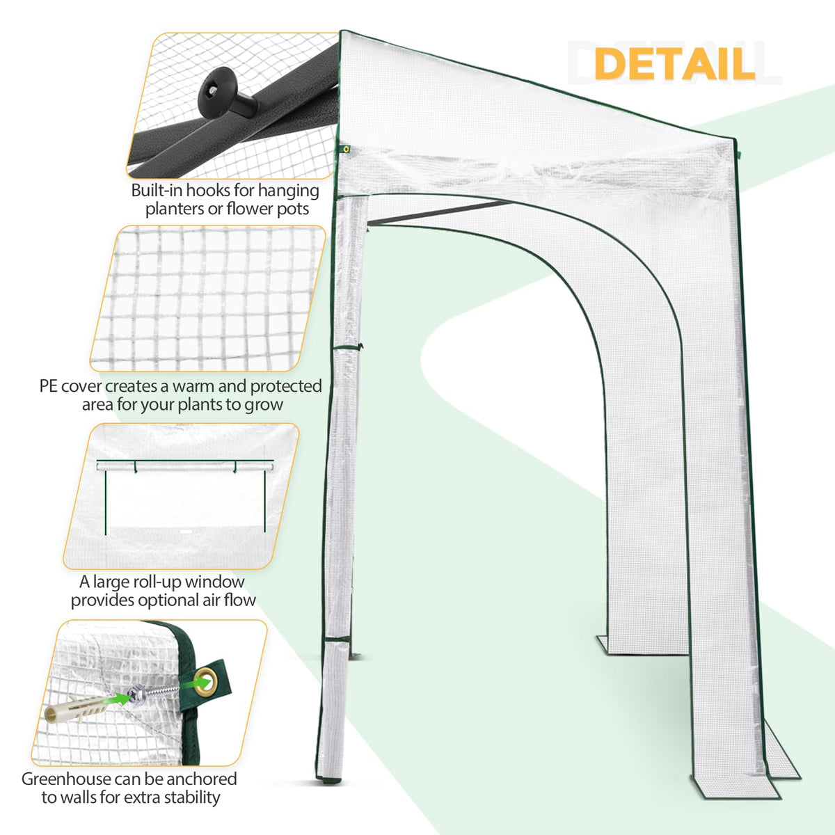 EAGLE PEAK Pop-Up Walk-In Greenhouse (Multiple Sizes)