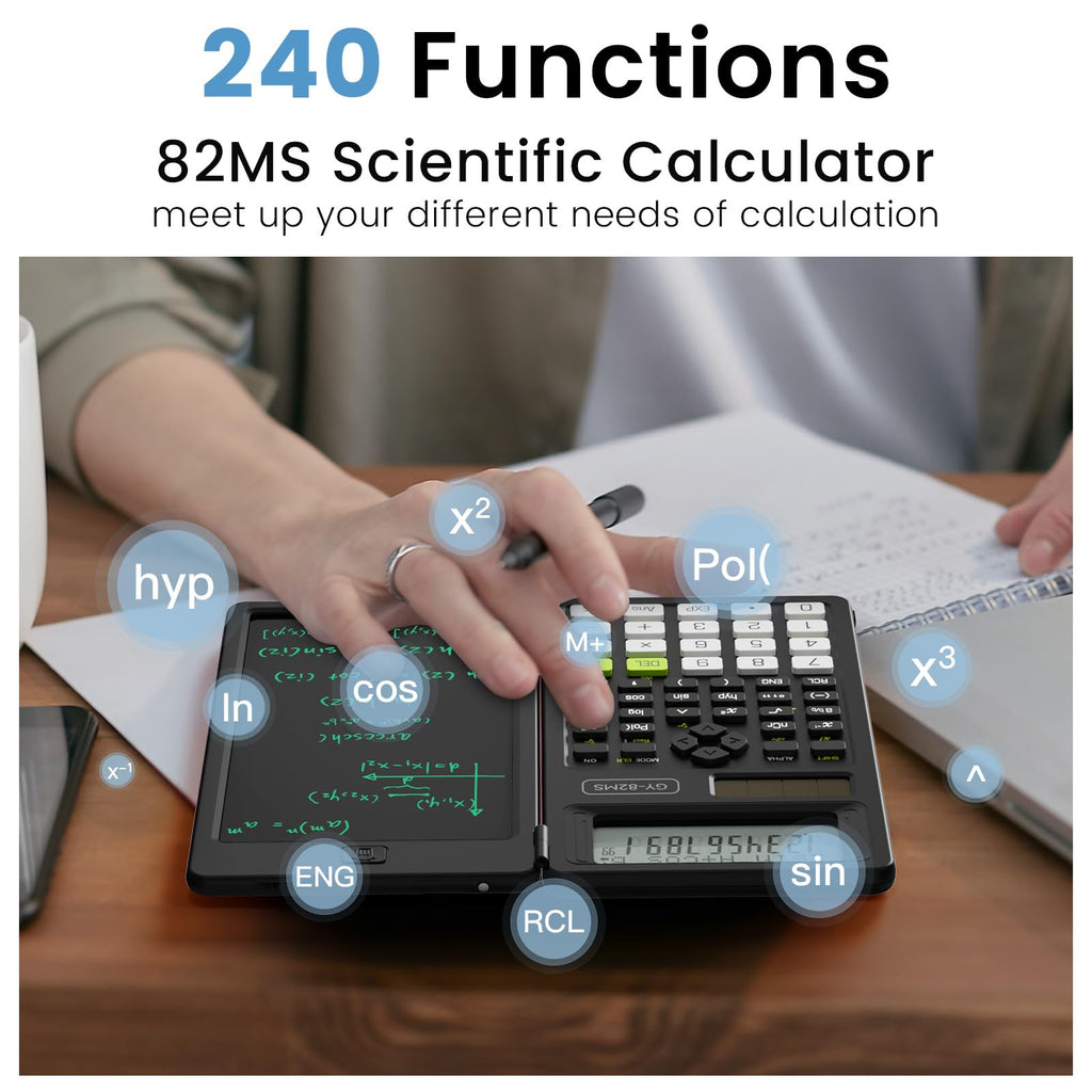 ROATEE 991ES MAX Scientific Calculator with Notepad