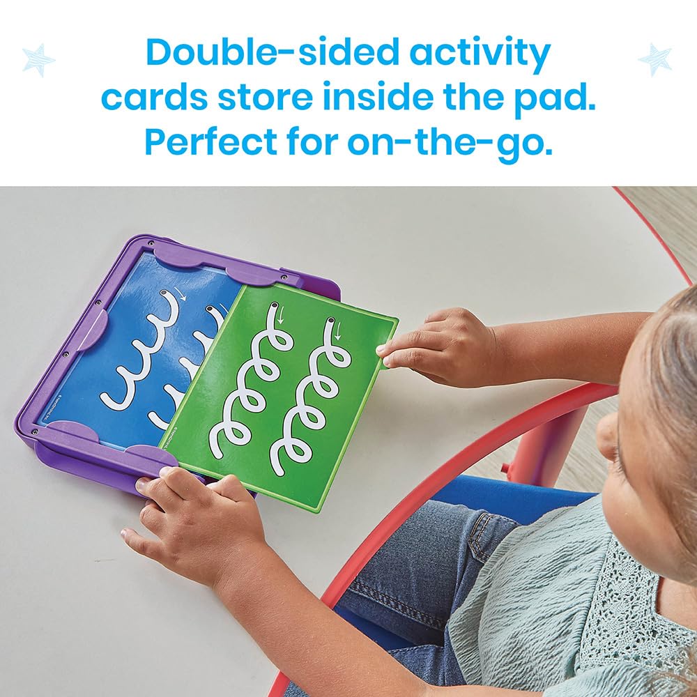 hand2mind Letter Tracing Sensory Pad, Fine Motor Activities, Ages 3+