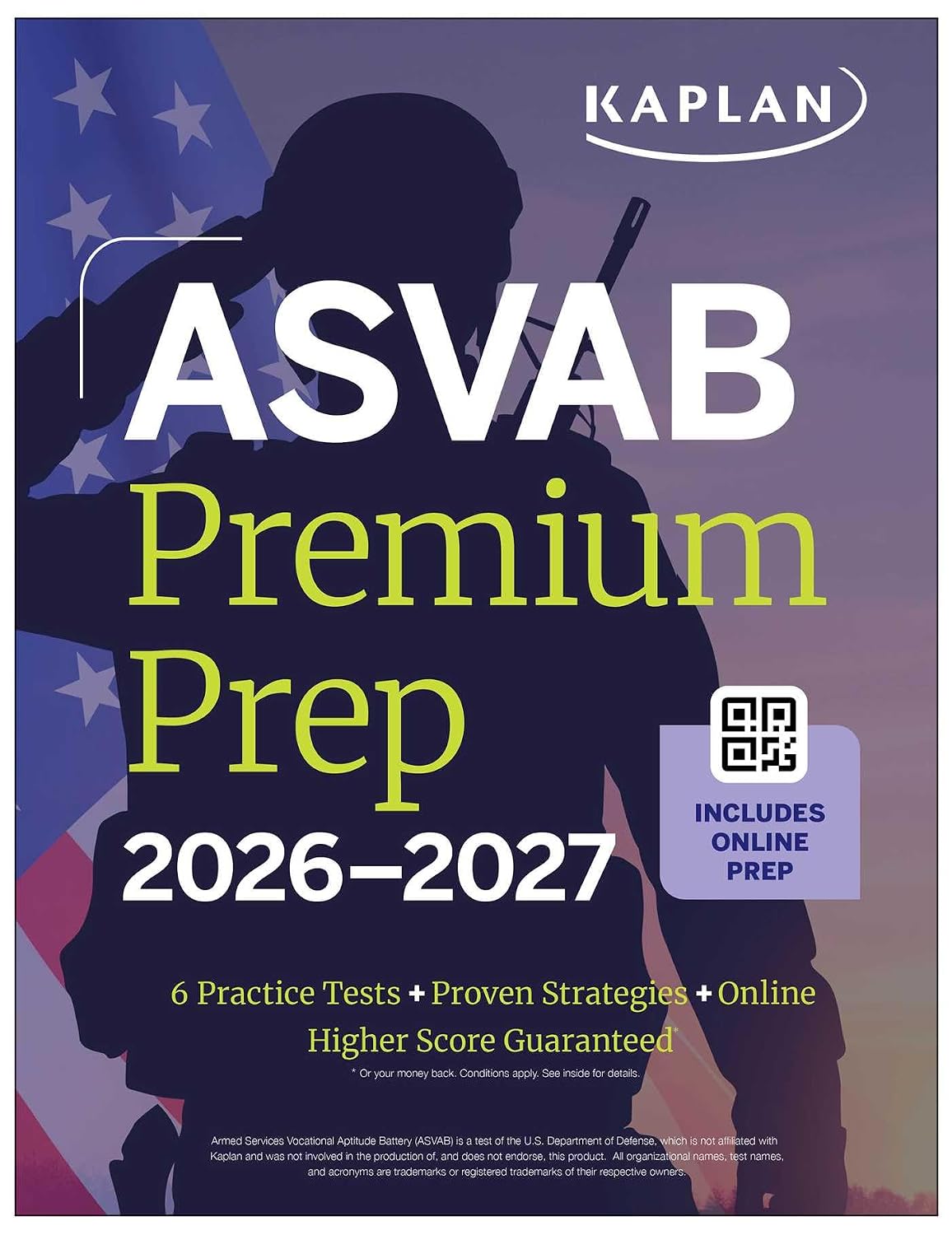 Kaplan: ASVAB Premium Prep 2026–2027 (Grades 11–12 / Ages 16+)