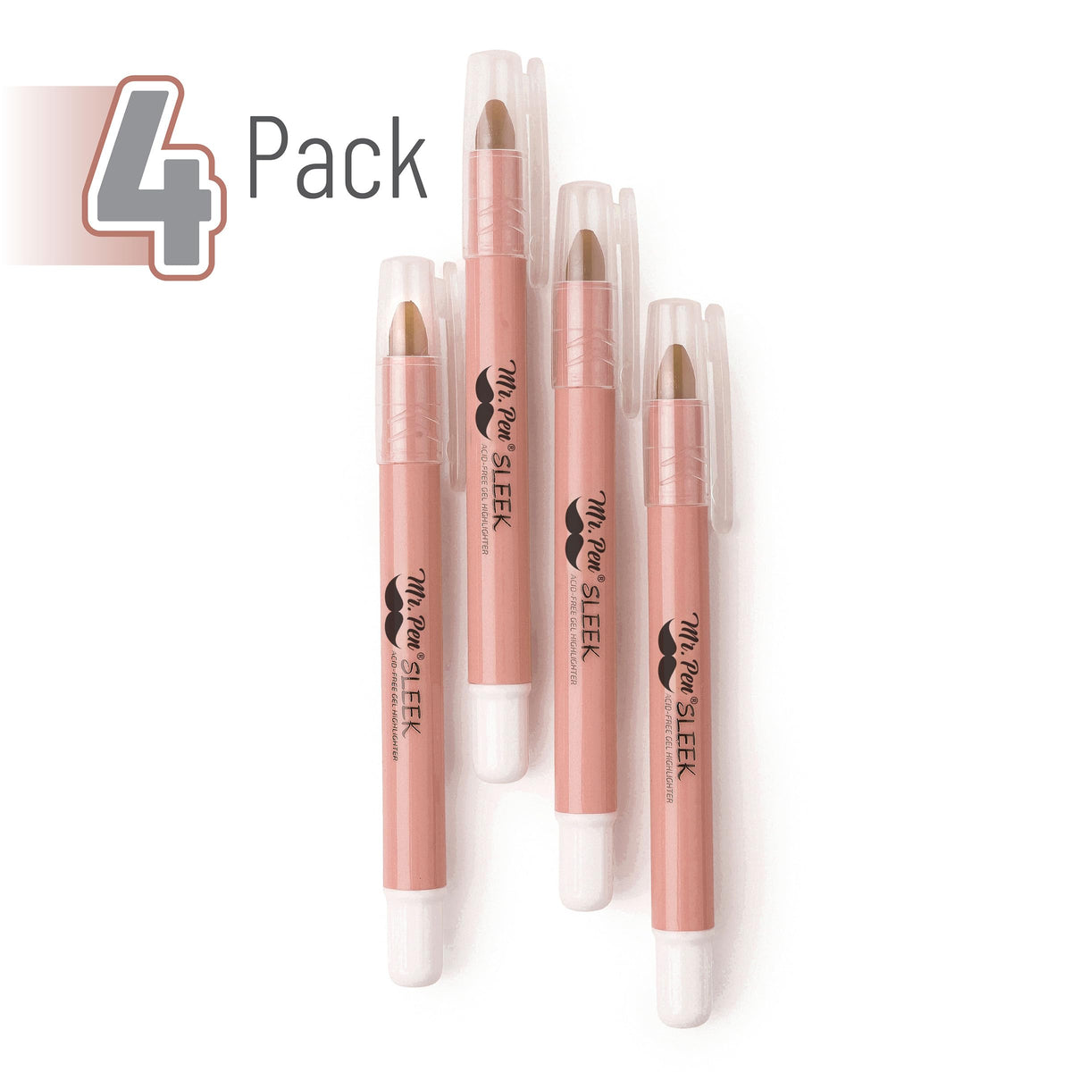 Mr. Pen- No Bleed Gel Highlighters, Vibrant Colors, 8 Pack