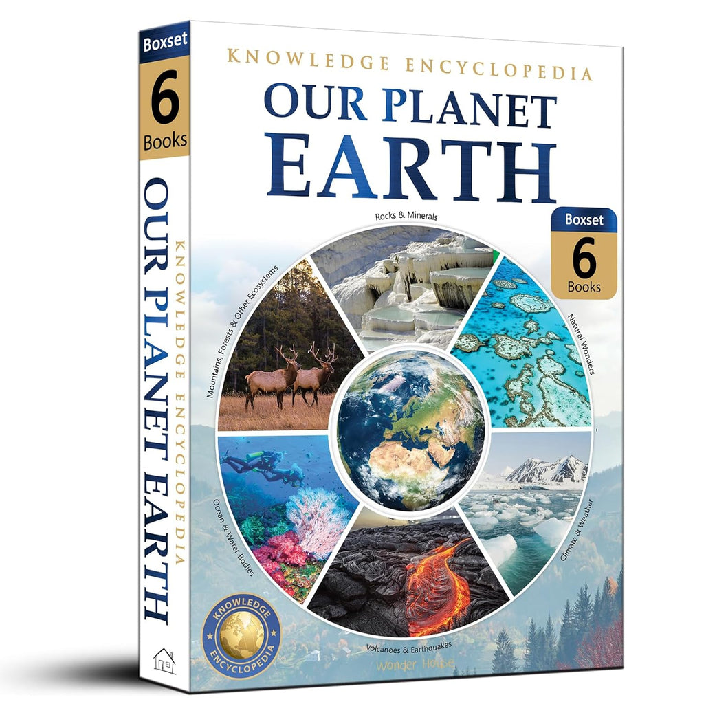 Wonder House Books: Knowledge Encyclopedia Our Planet Earth — Collection of 6 Books (Ages 7+)