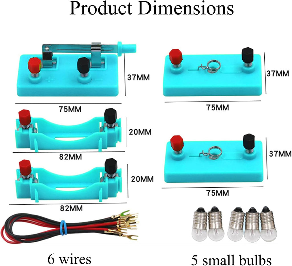 Physics Science Lab Learning Electric Circuit Kit for Kids(Basic Circuit)