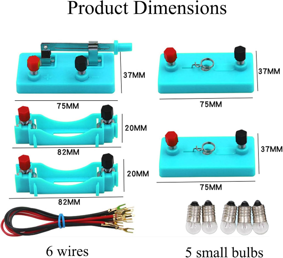 Physics Science Lab Learning Electric Circuit Kit for Kids(Basic Circuit)