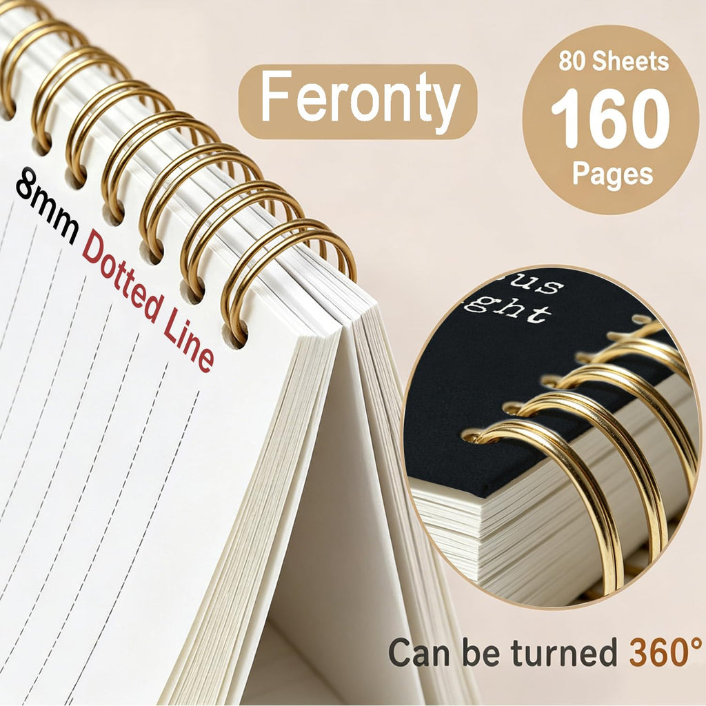 Frog Notebook, Frog Office Supplies, Cute Spiral Journal for Teens