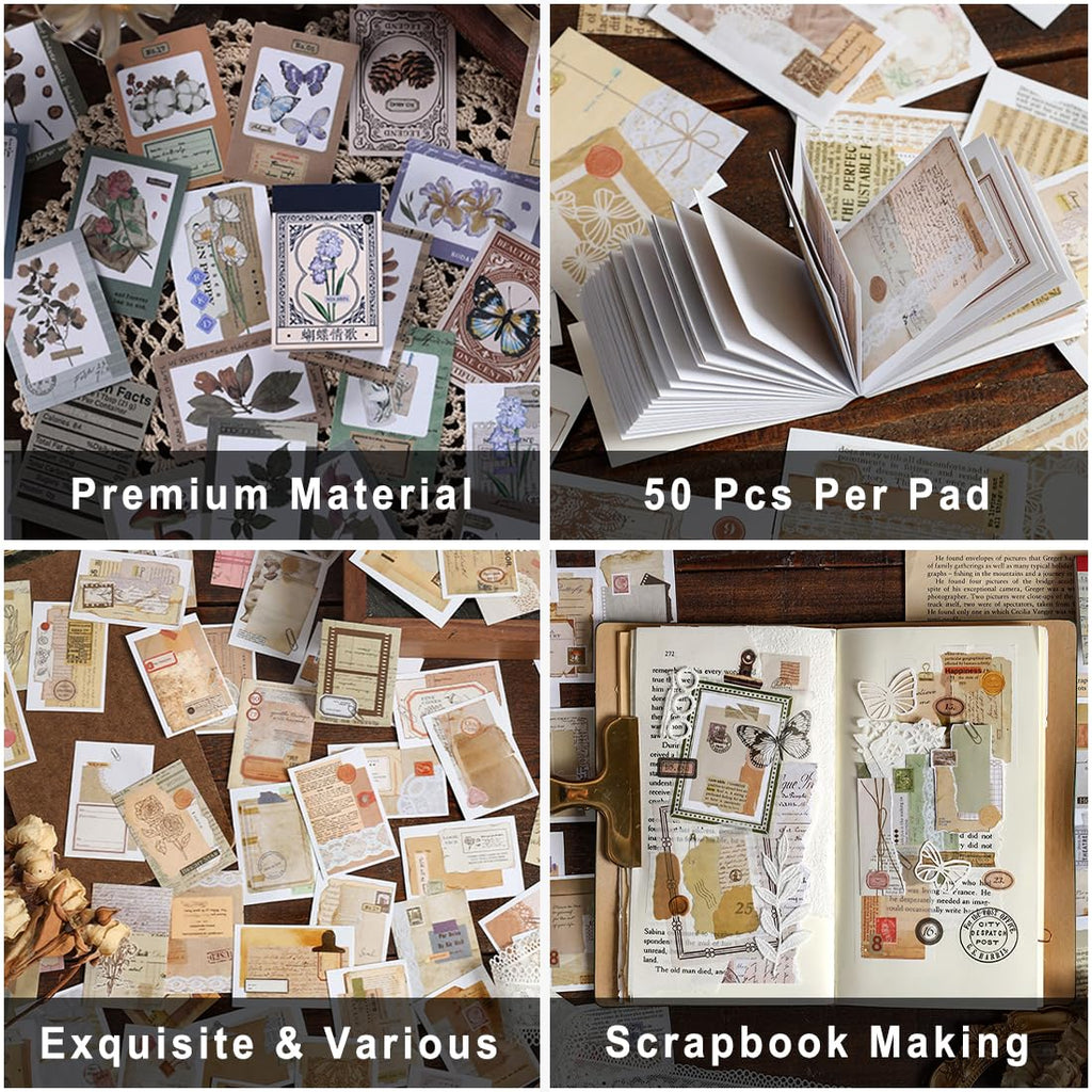 PRSTINCOL 2346PCS Quote Stickers,48 Sheets Scrapbook Supplies Kit Word Stickers for Journaling, Card Making, Vision Board Supplies for Adults Crafting