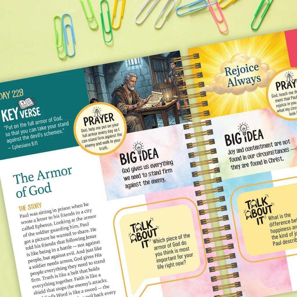 Official Spiral Bible: Bible in a Year for Kids, 52-Week Journey, Ages 5-13
