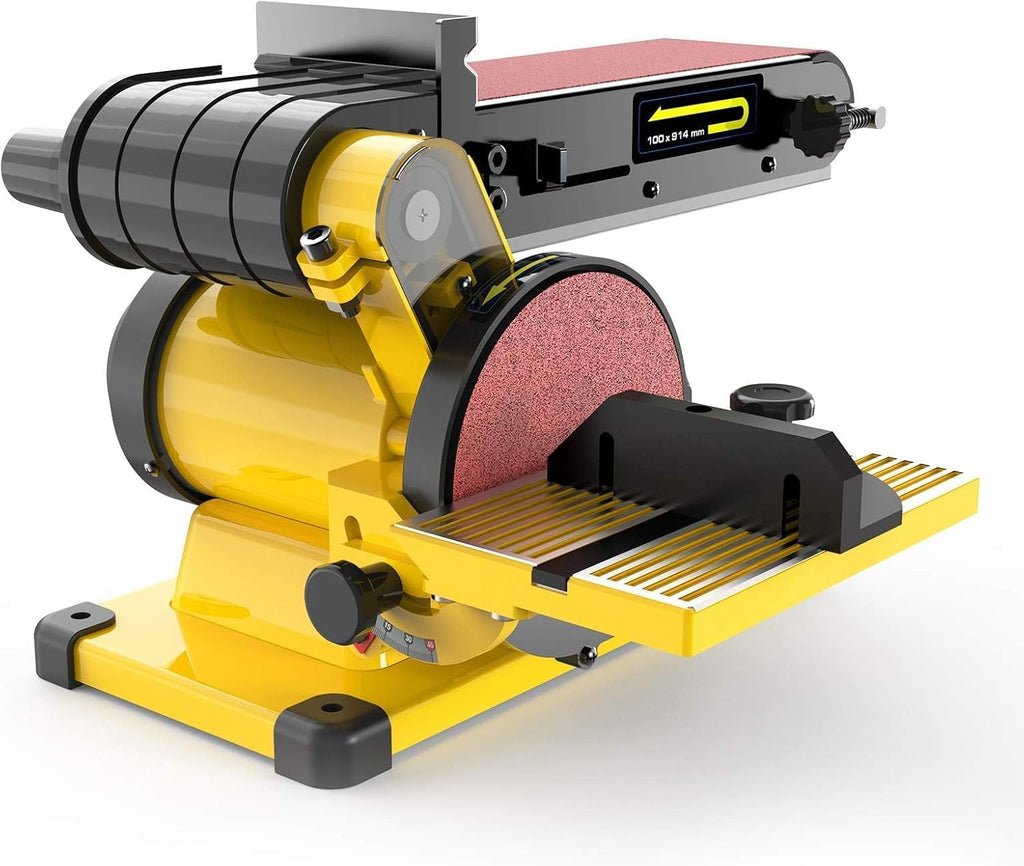 Woodskil 4.3A Belt Disc Sander Combo for Woodworking,4x36" Belt,6" Disc