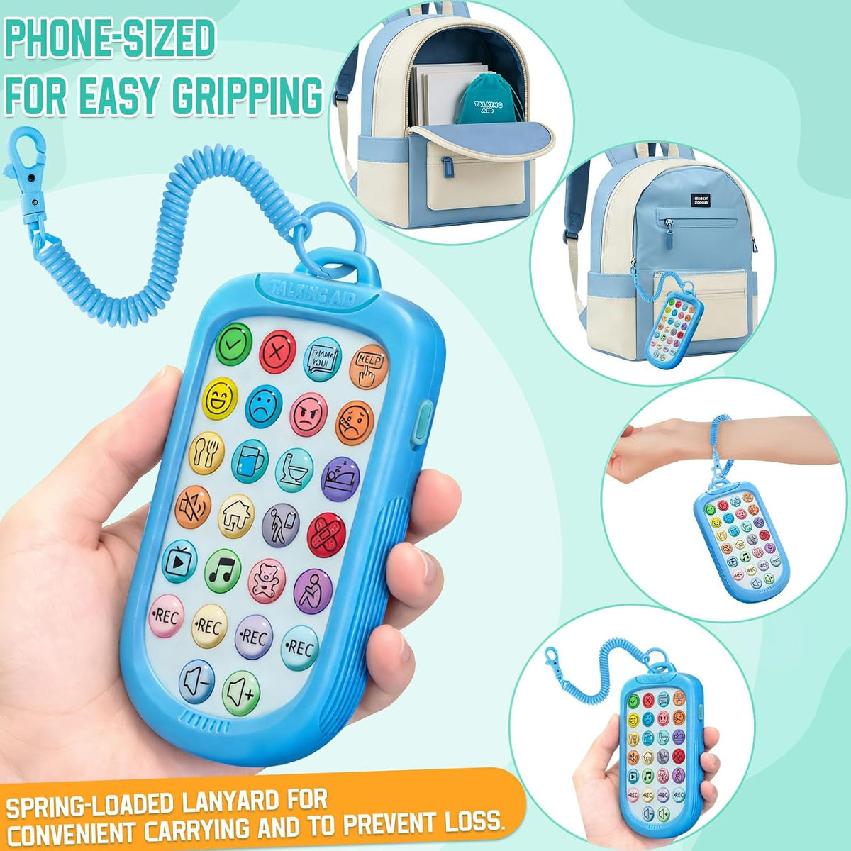 Subao AAC Device for Autism,Portable Non Verbal Communication Tools