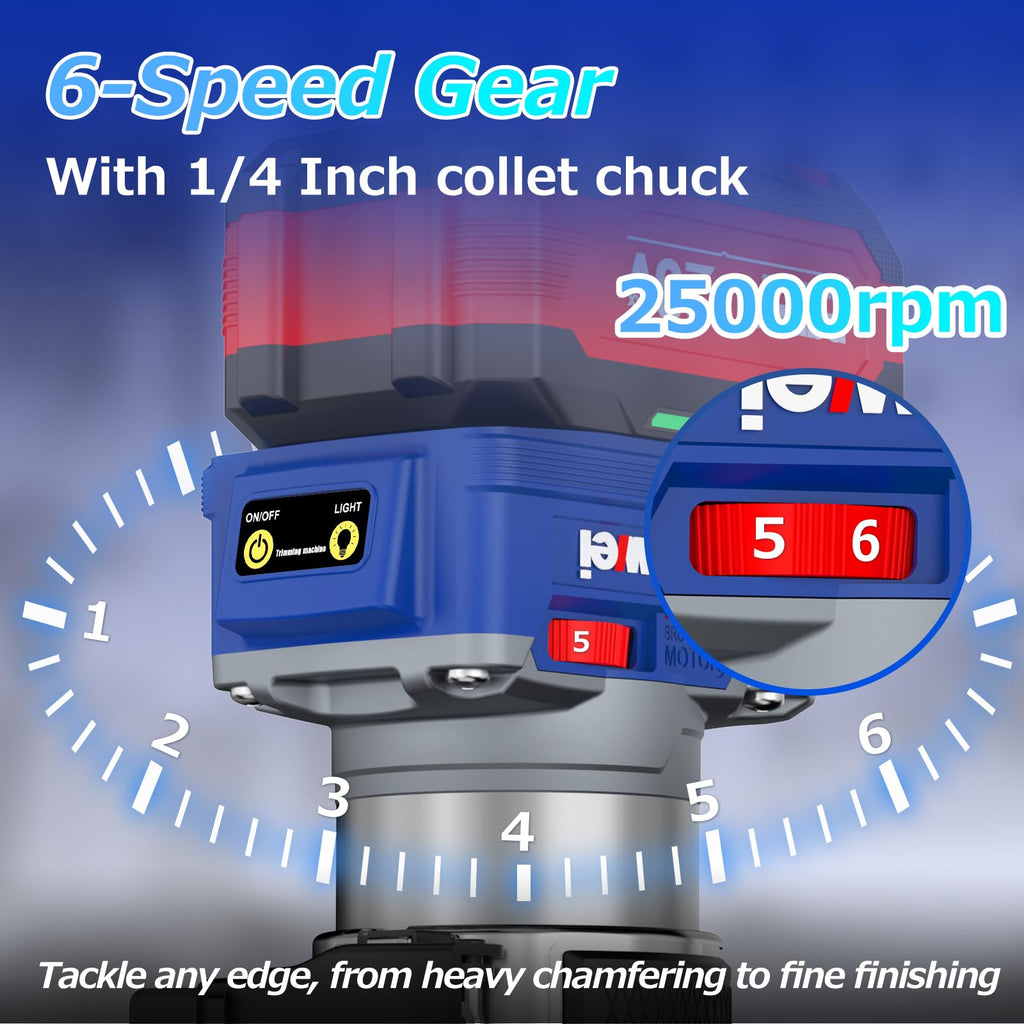 NANWEI 450W Router Tool for Woodworking, Hand Wood Router Tool, 32000rpm Compact Edge Trimmer（No Bits）