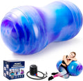 ZOOJOY Peanut Ball for Kids and Adults, 18/20Inch Anti-Burst Exercise Ball