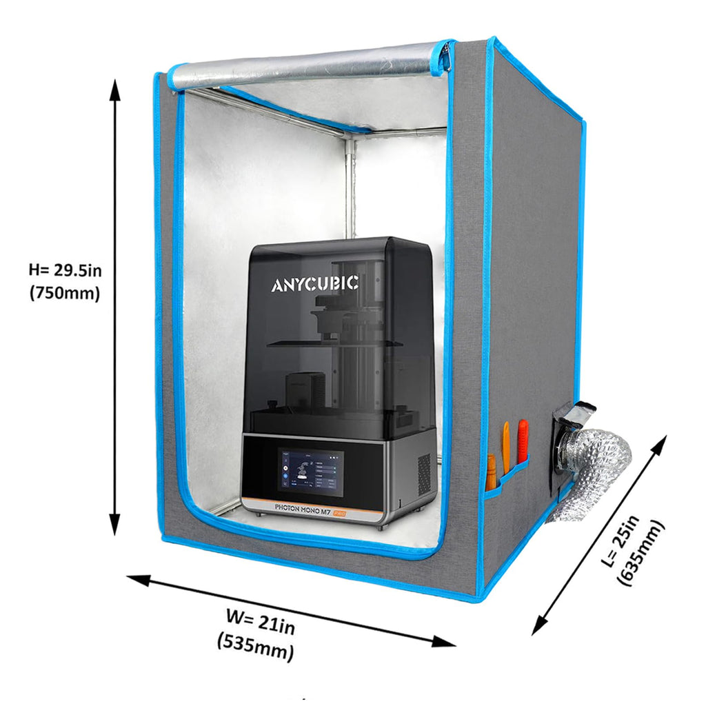 Multifunctional 3D Printer Enclosure Ventilation Eliminate Odors Tent Cover