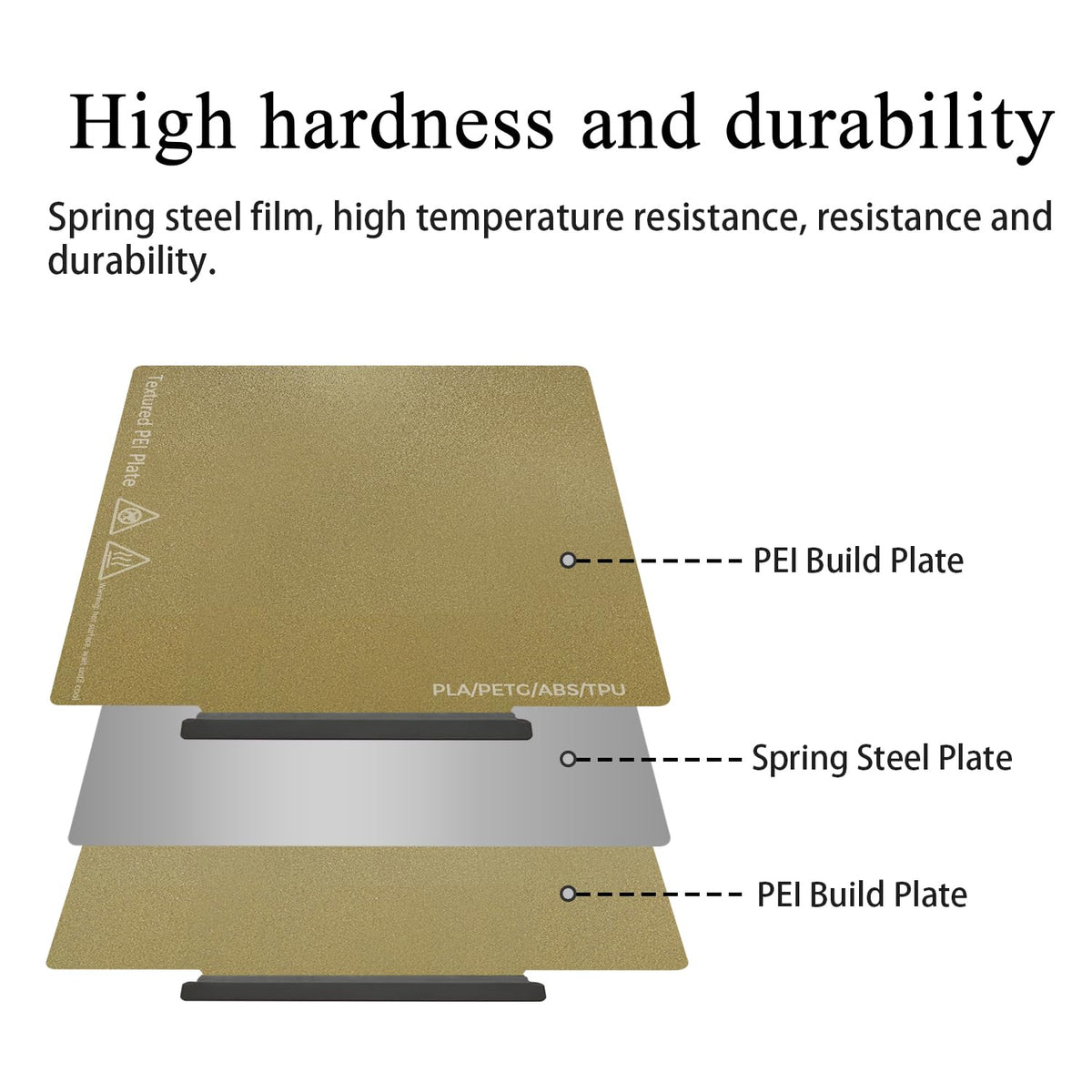 AD5X Build Plate with Handle for FLASHFORGE Adventurer 5M/5M Pro/AD5X