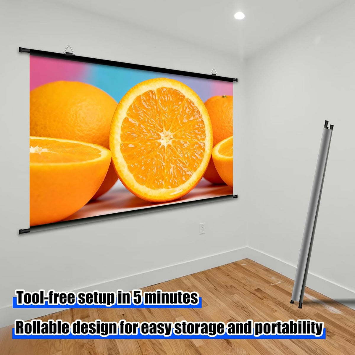 120 inch Projector Screen, ALR Projection Screen for Indoor Outdoor
