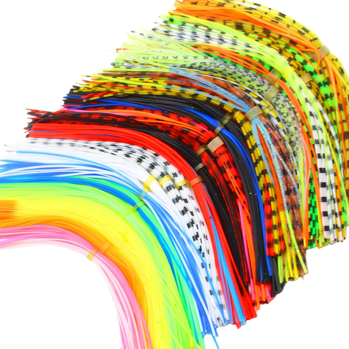 Silicone Skirt & Legs Fly Tying Material (Multi-Color Pack)