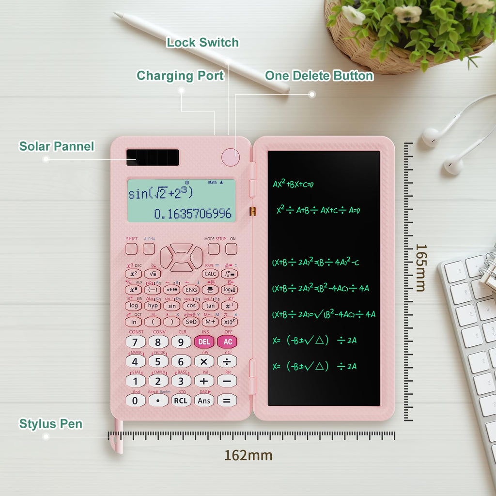 ROATEE 991ES MAX Scientific Calculator with Notepad