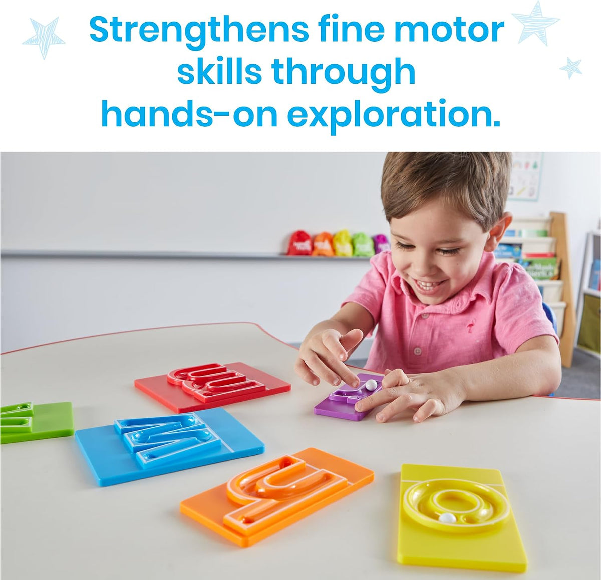 hand2mind: MarbleTracers Lowercase Letters Alphabet Tracing Set (Ages 3–5)