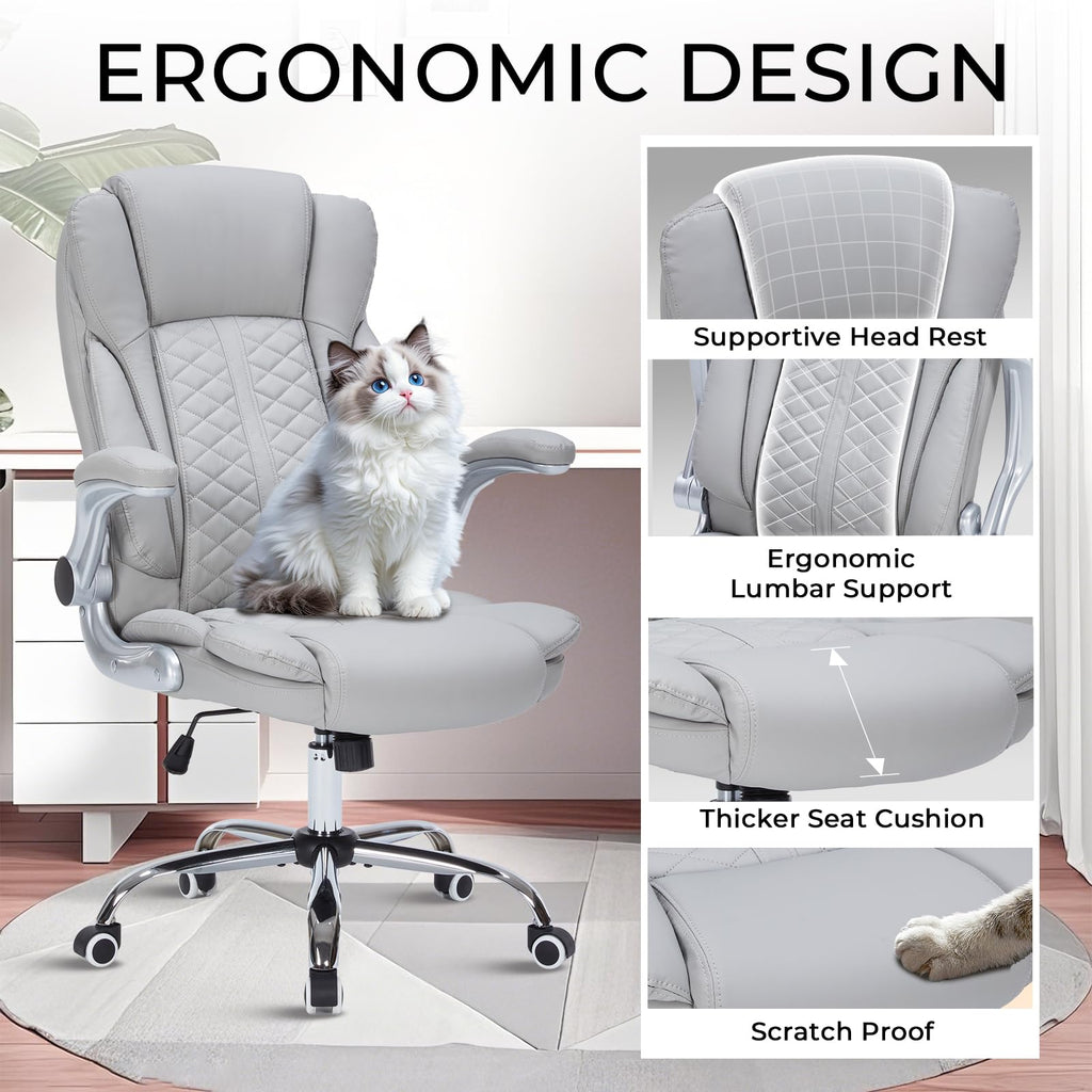 HESL 350 lb High-Back Executive Desk Chair (Multiple Colors)
