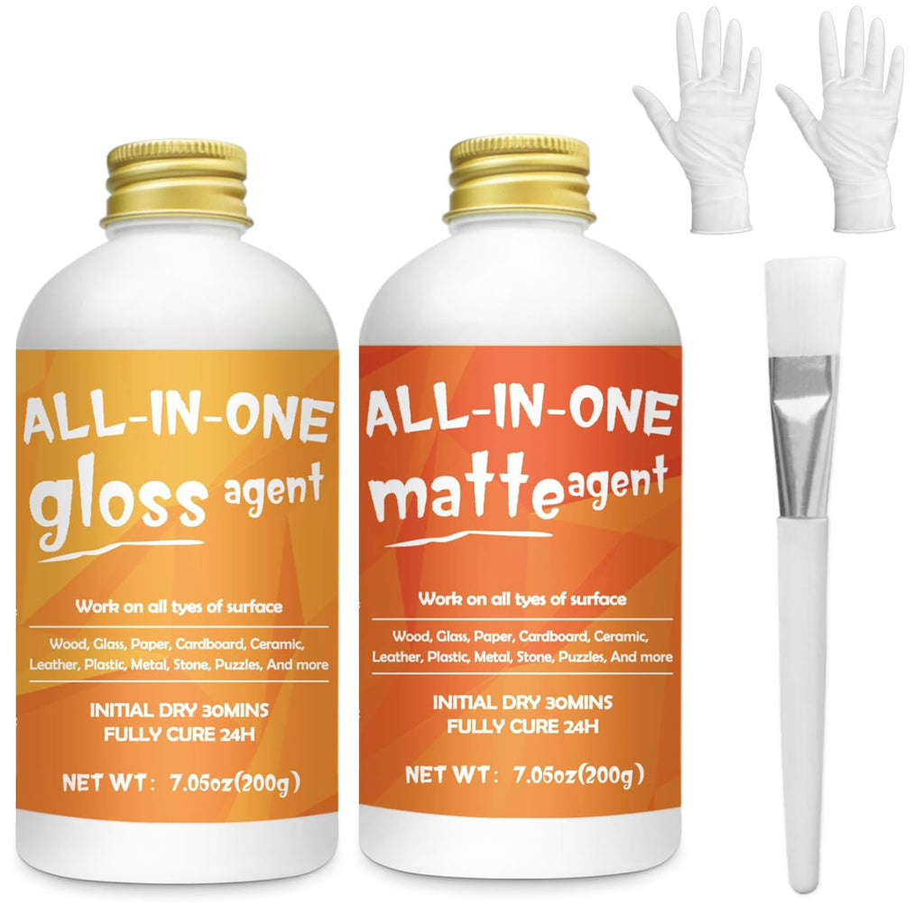 1DFAUL: All-Purpose Craft Sealer & Glue, 400ml – Gloss & Matte Finish
