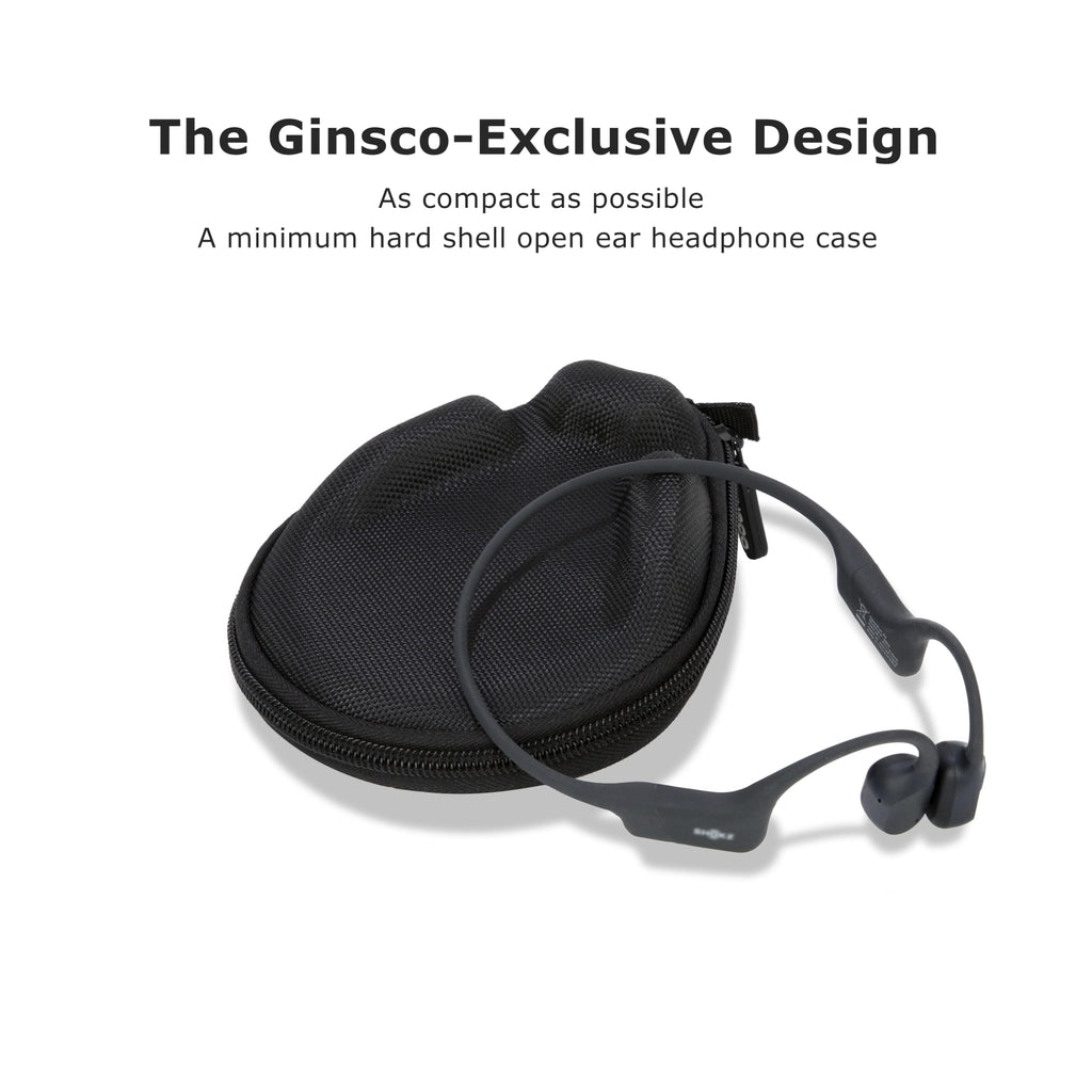 Ginsco Universal Bone Conduction Headphones Case Compatible with SHOKZ New OpenRun Pro 2/Pro 2 Mini/OpenRun/OpenSwim Open-Ear Sport Headphones, Compatible with CXK/Raycon/BAICLUD/MRYTKY (Green)