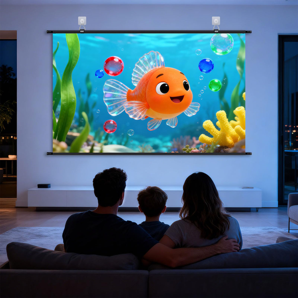 120 inch Projector Screen, ALR Projection Screen for Indoor Outdoor