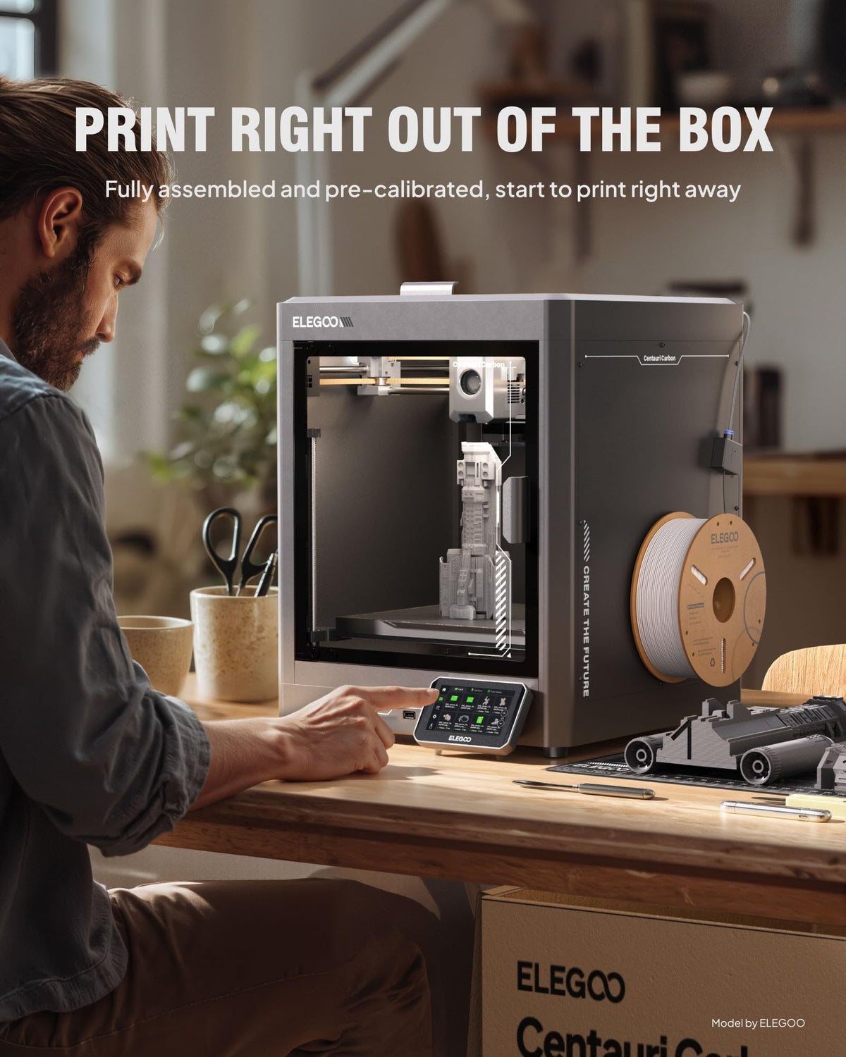 ELEGOO Neptune 3 Pro 3D Printer, Quick Assembly with Auto Leveling