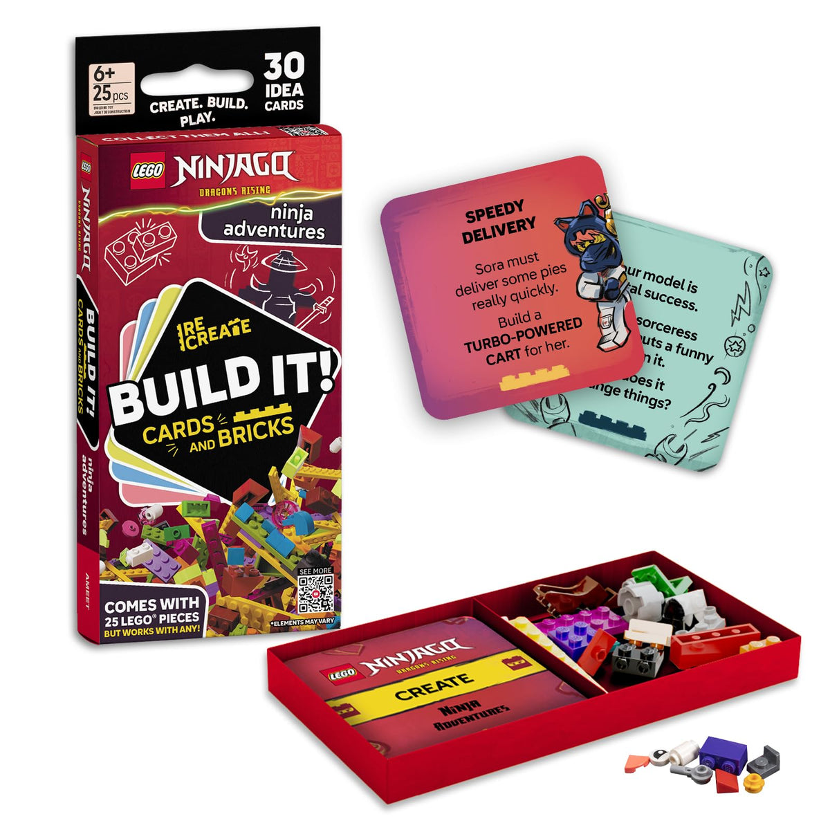 LEGO Books: ReCreate Activity Cards (Ages 6+, Choose a Theme)