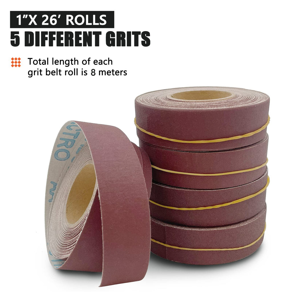 Emery Cloth Roll, 6M, 4 Rolls
